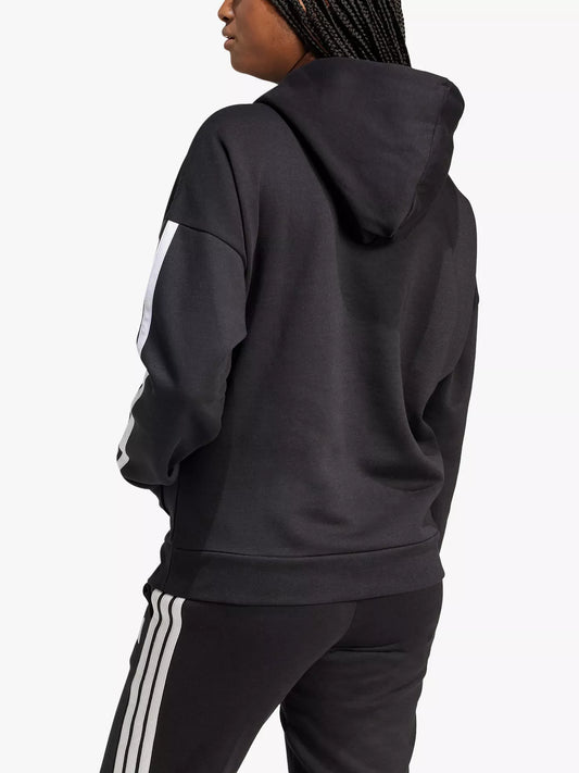 adidas Women's 3 Stripes Fleece Hoodie