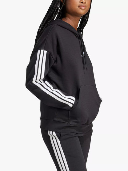 adidas Women's 3 Stripes Fleece Hoodie