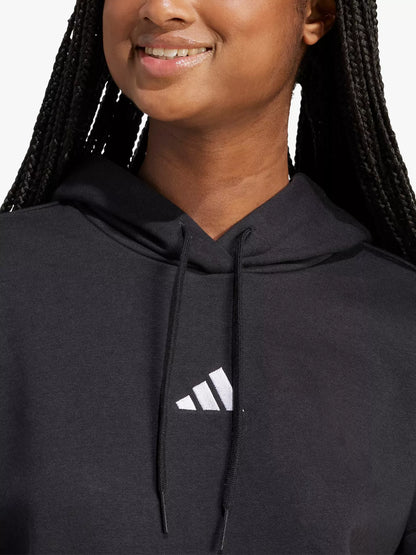 adidas Women's 3 Stripes Fleece Hoodie