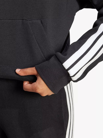 adidas Women's 3 Stripes Fleece Hoodie