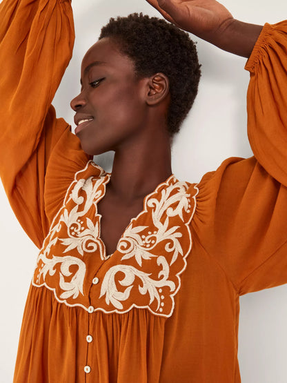 Monsoon Jenna Embroidered Blouse