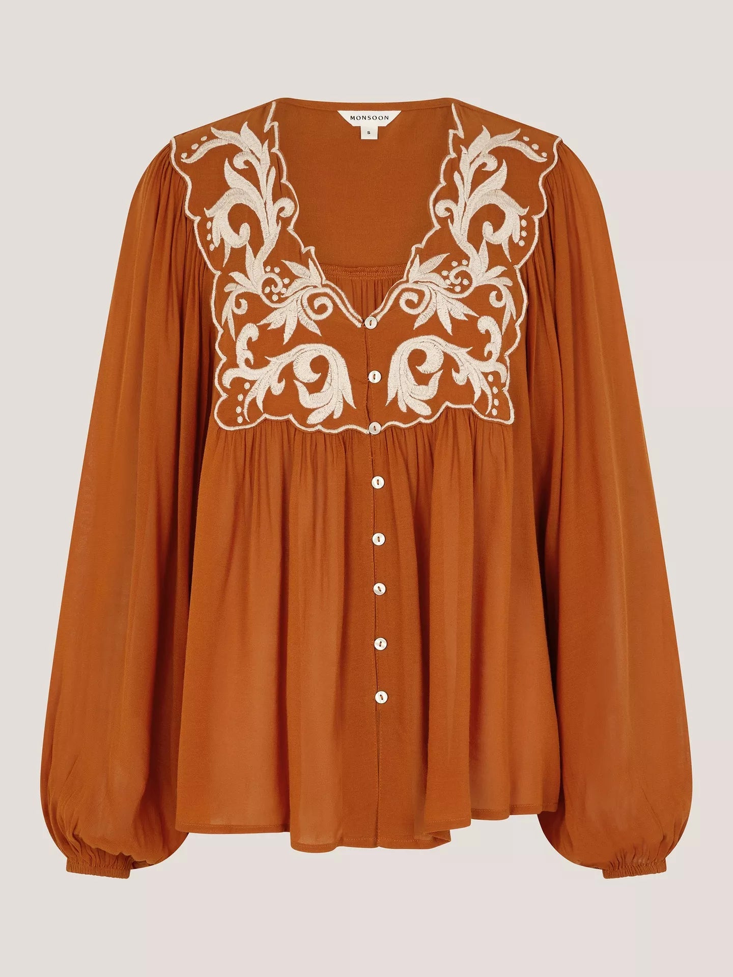 Monsoon Jenna Embroidered Blouse