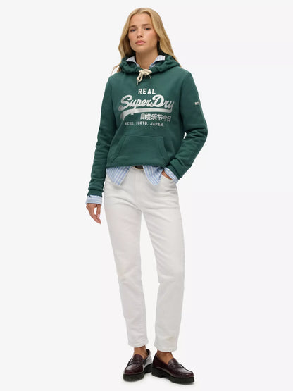 Superdry Vintage Logo Metallic Hoodie