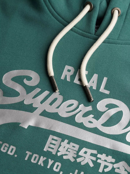 Superdry Vintage Logo Metallic Hoodie