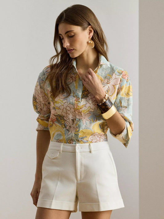 Ralph Lauren Floral Pure Linen Shirt
