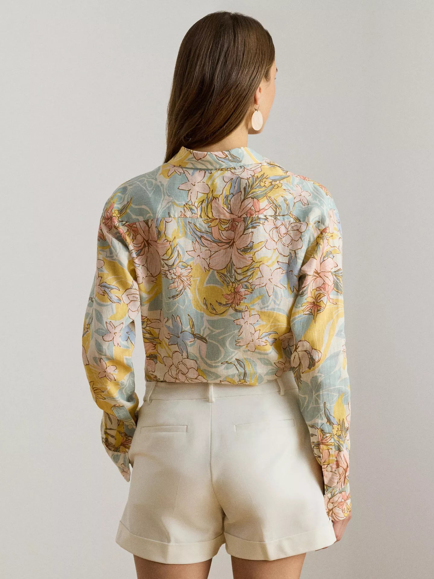 Ralph Lauren Floral Pure Linen Shirt