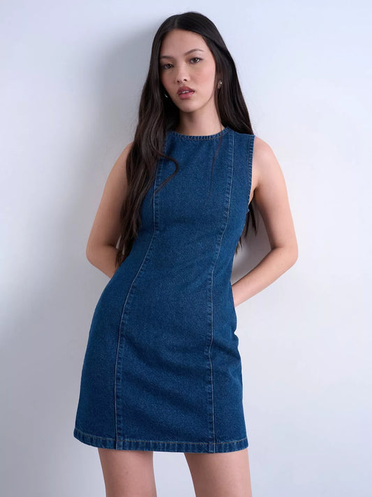 Topshop Denim Mini Dress