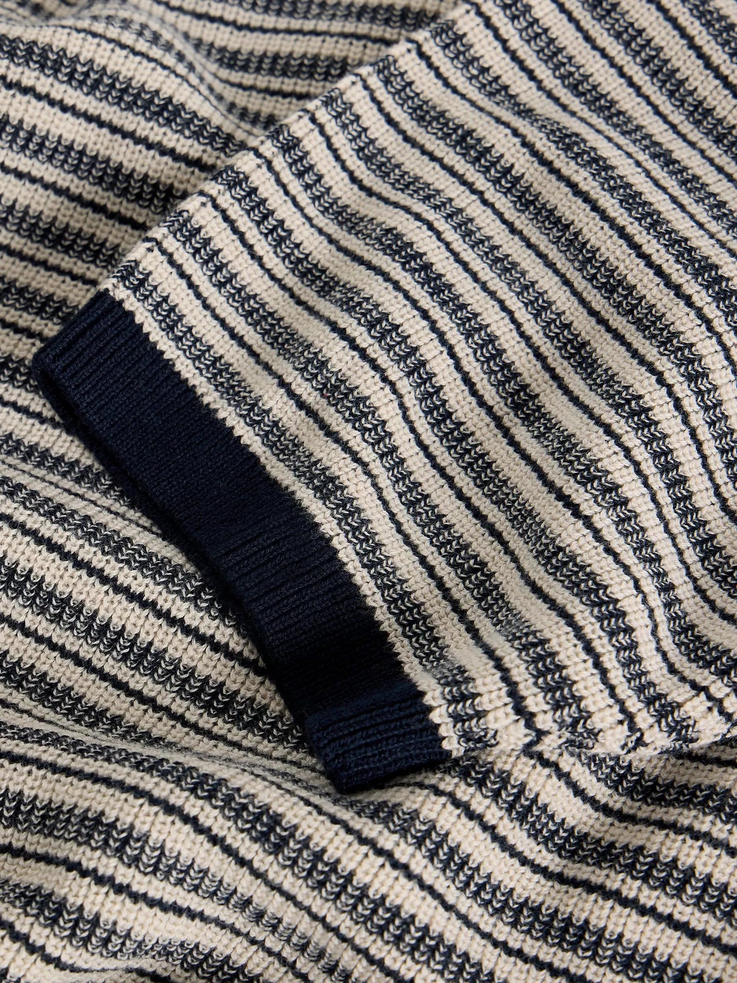 White Stuff Bibury Cotton Regular Fit Stripe T-Shirt