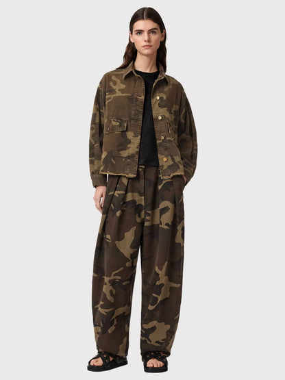 AllSaints Hettie Camouflage Shacket