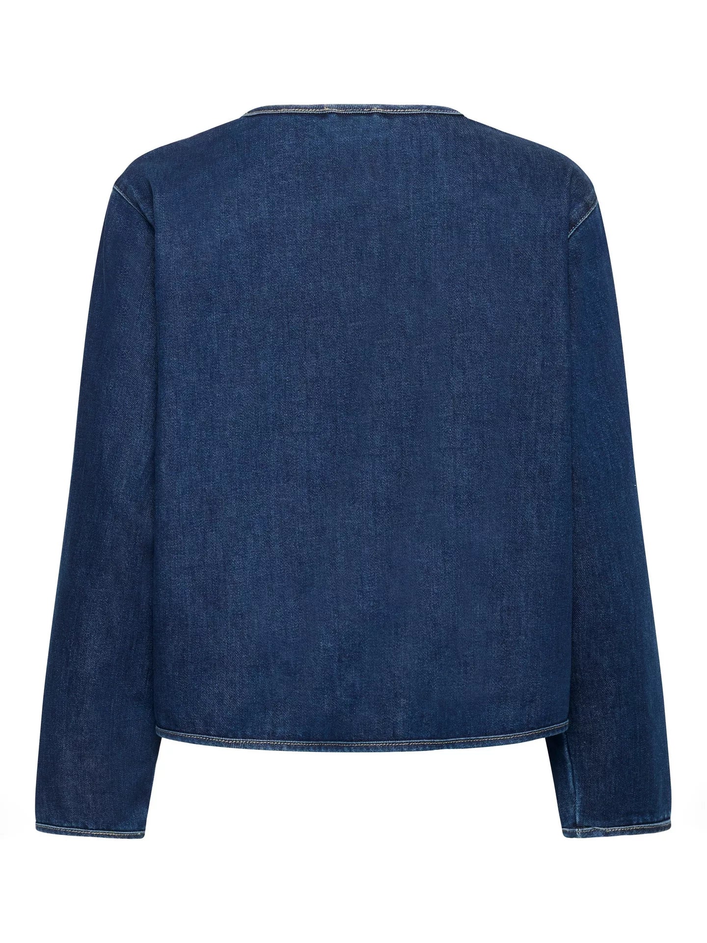 Saint Tropez Oivy Bow Front Denim Jacket
