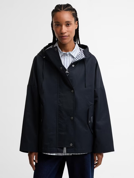 Barbour Showerproof Hooded Jacket (Blue)