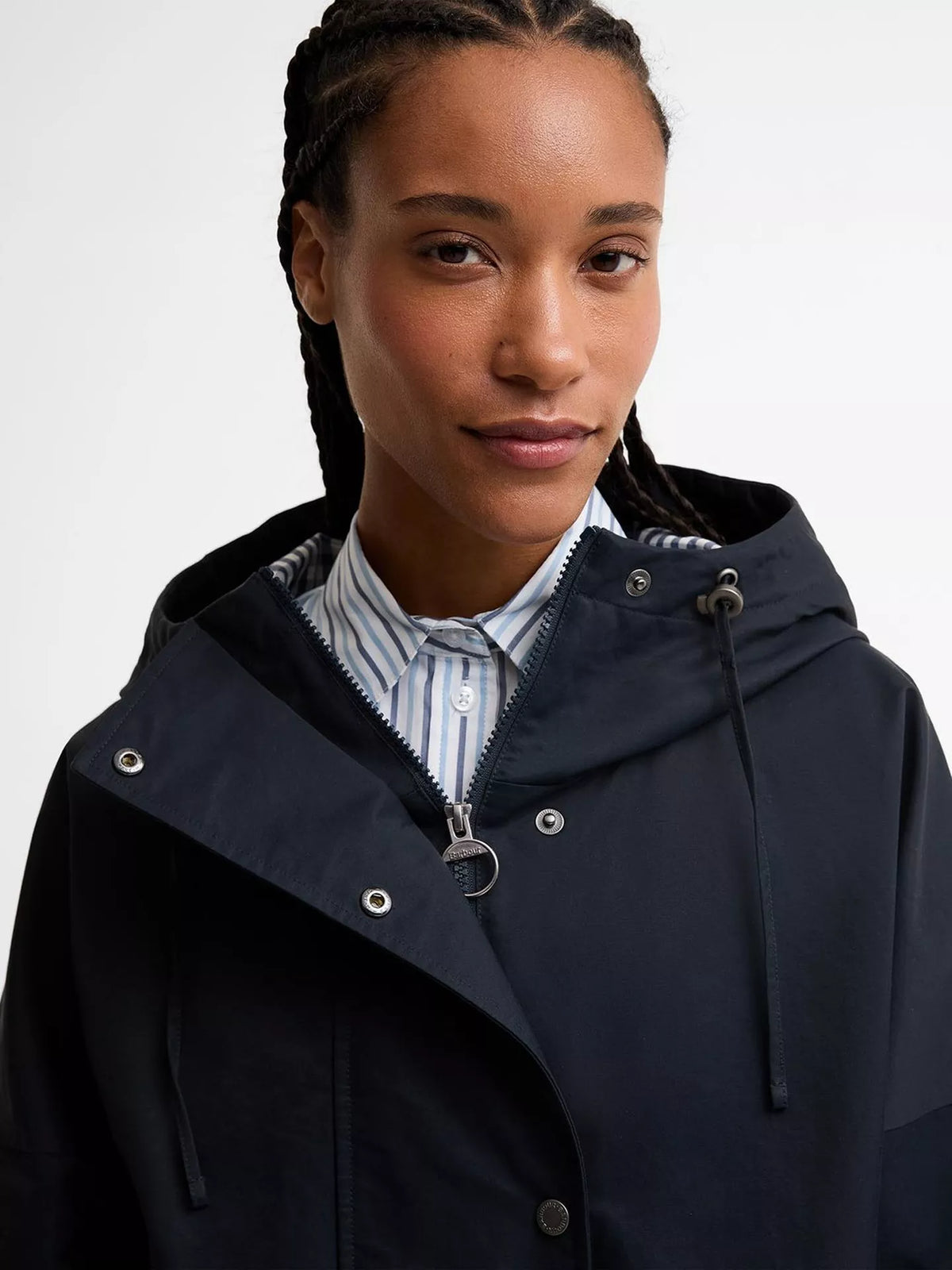 Barbour Showerproof Hooded Jacket (Blue)