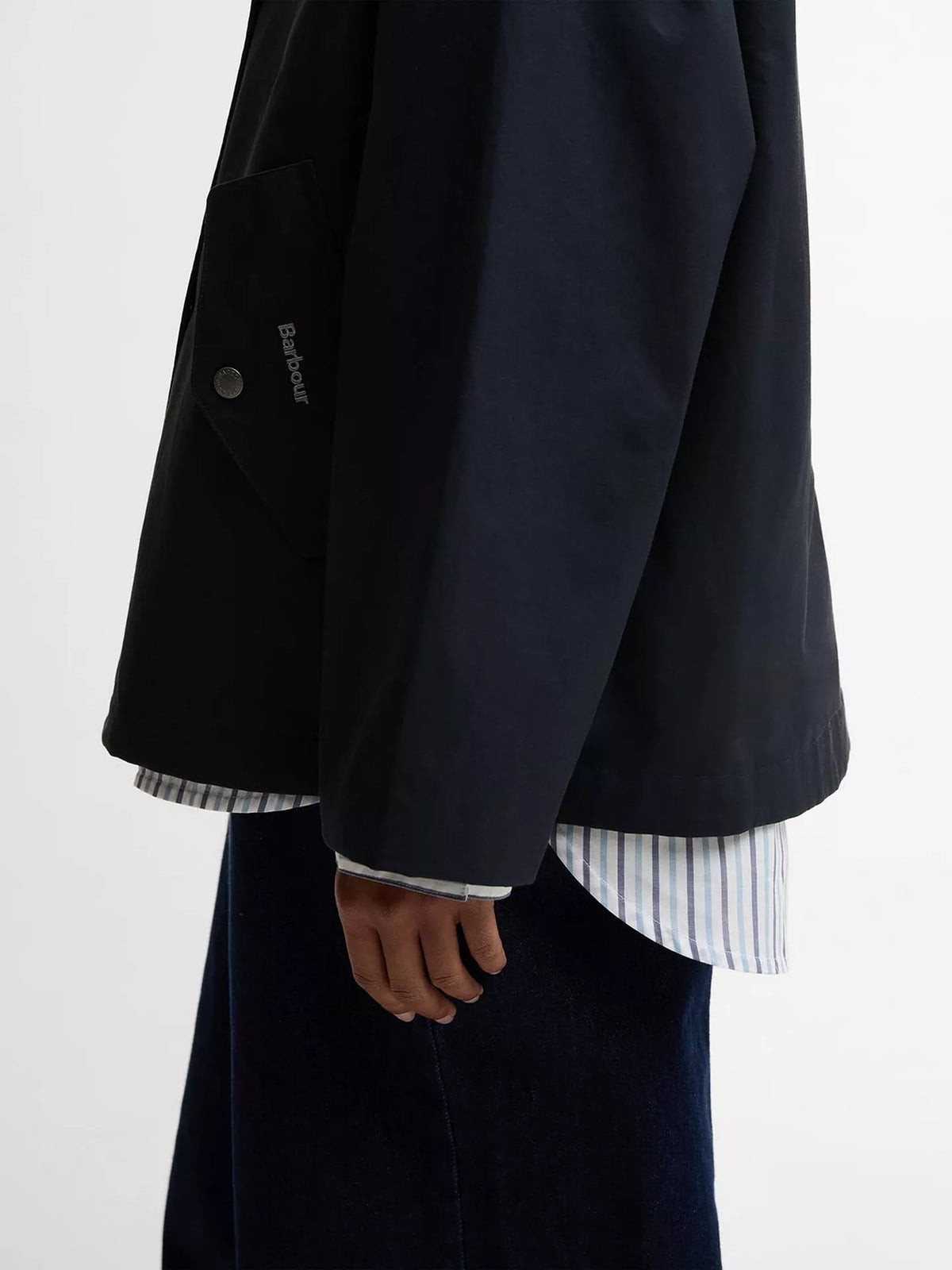 Barbour Showerproof Hooded Jacket (Blue)