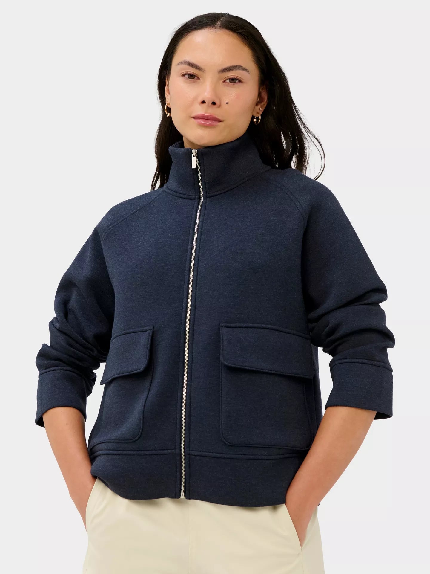 Sweaty Betty Wind Down Patch Pocket Zip Through