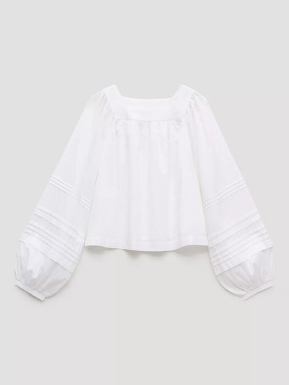 HUSH Raye Textured Sleeve Top