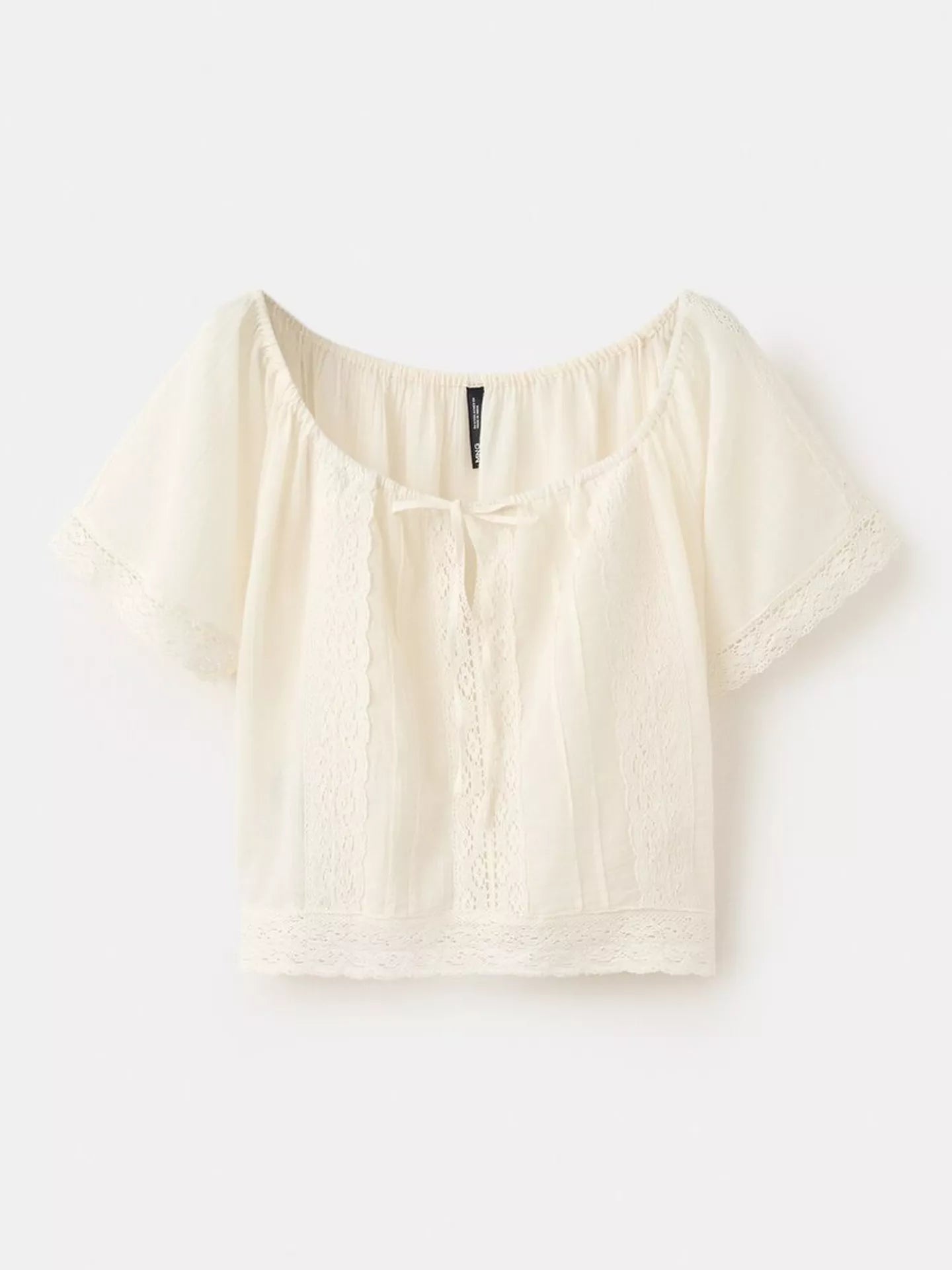 Mango Eva Short Sleeve Top