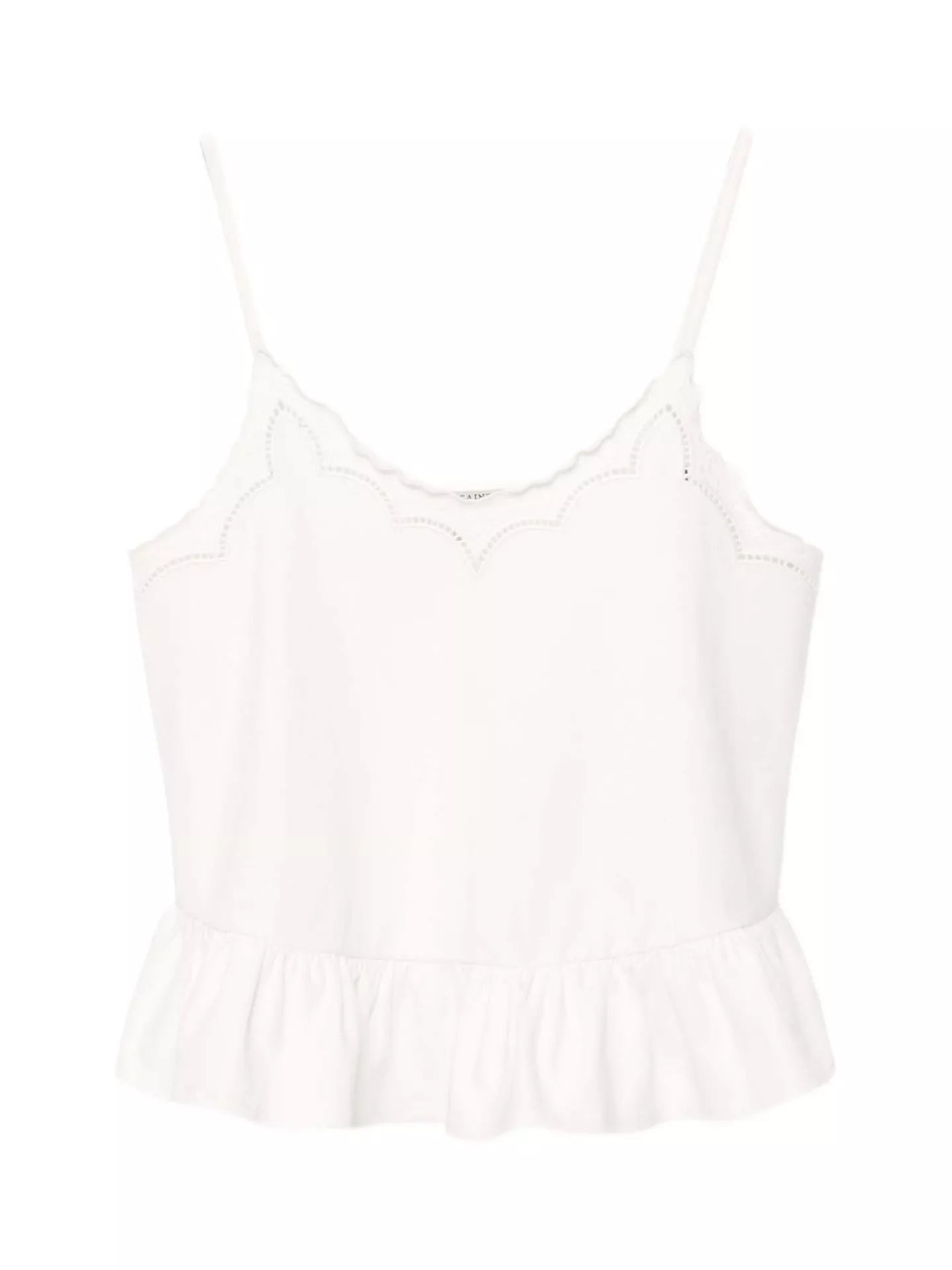 AllSaints Georgia Broderie Anglaise Cropped Cami Top