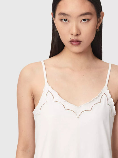 AllSaints Georgia Broderie Anglaise Cropped Cami Top