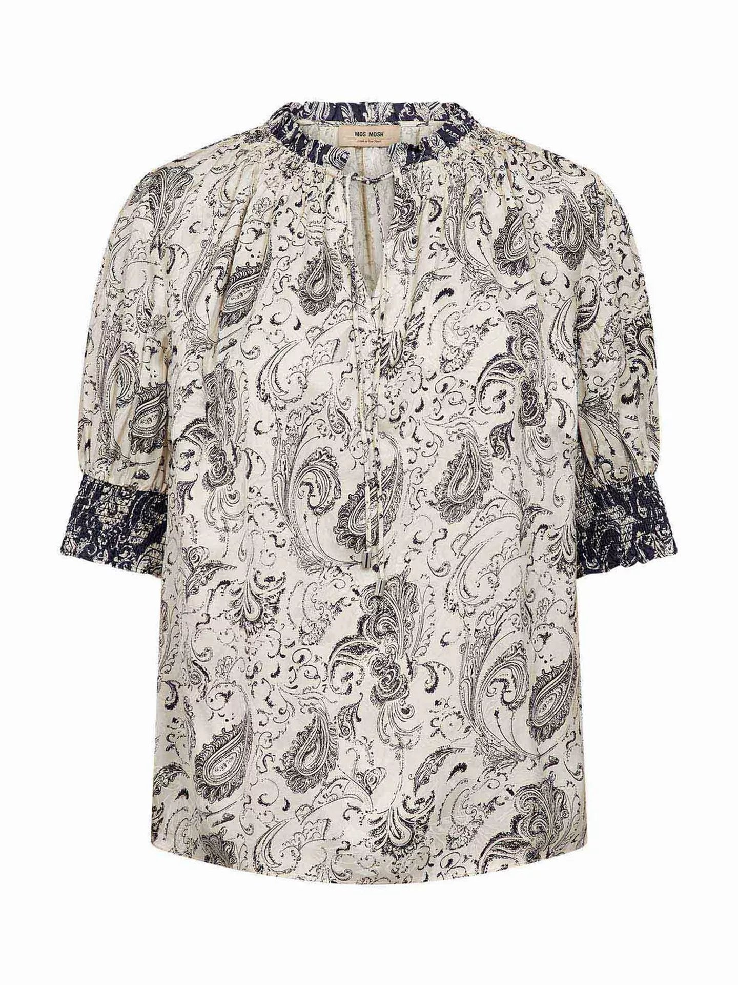 MOS MOSH Mmhamali Tie Neck Blouse