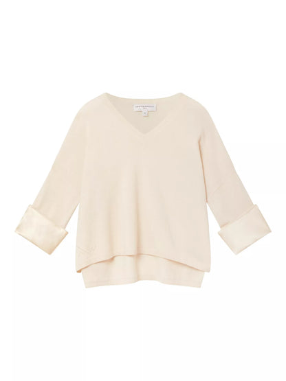 Amanda Wakeley Cashmere, Silk Cuff Sweater