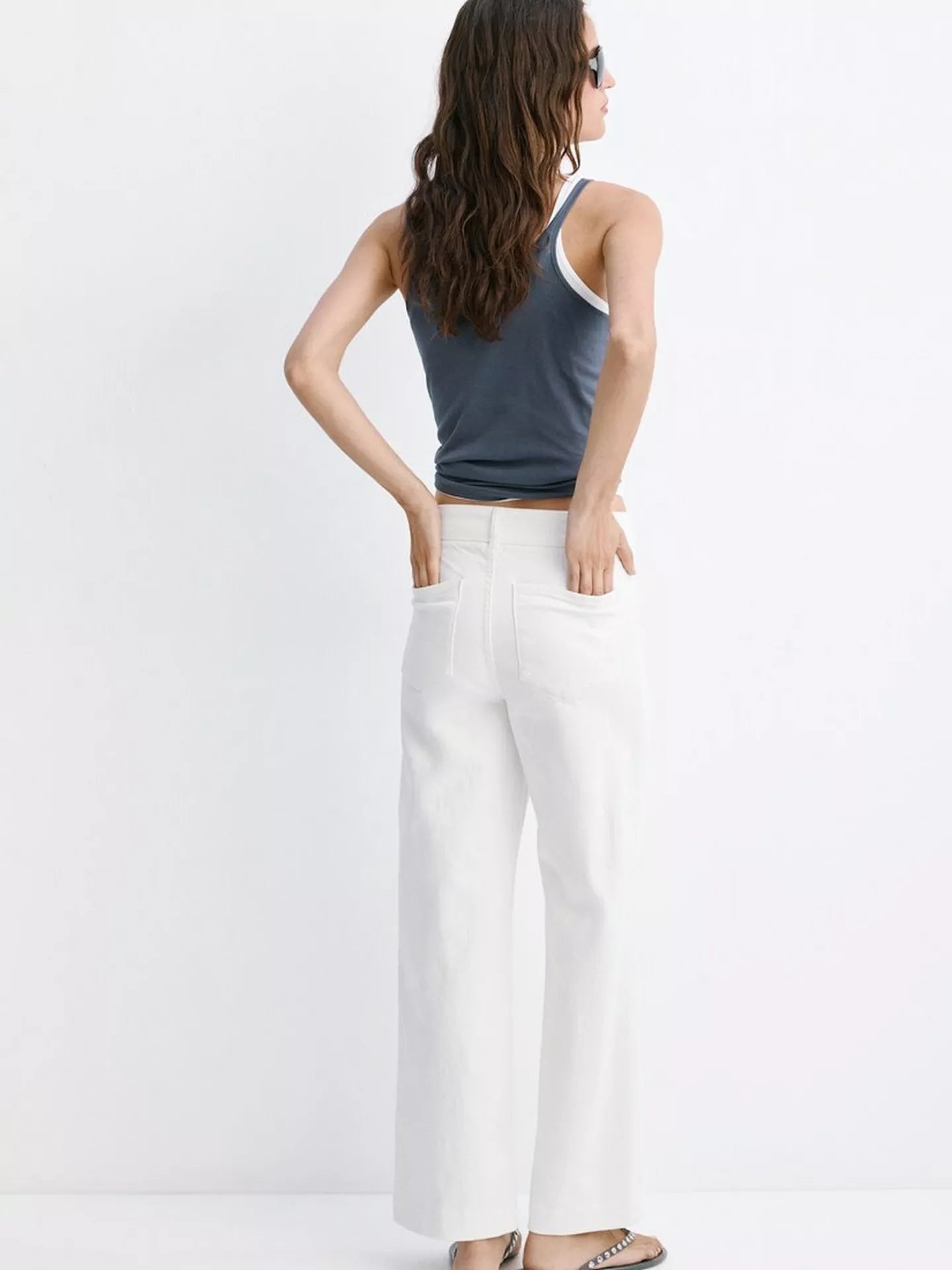 Mango Seam Detail Jeans