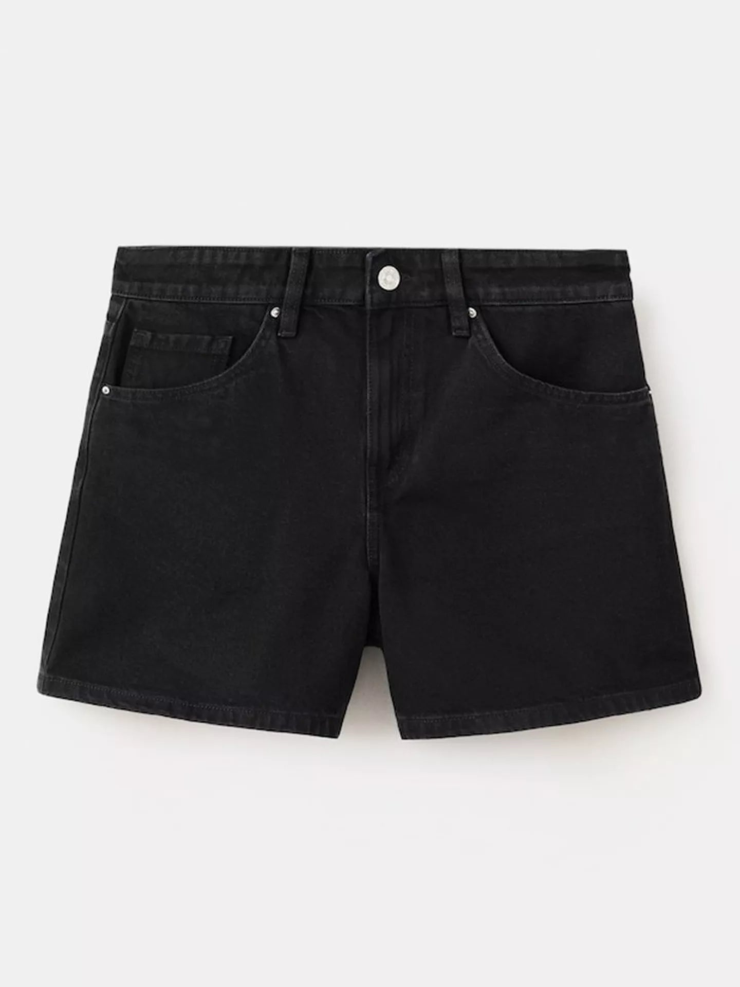 Mango Straight Fit Denim Shorts