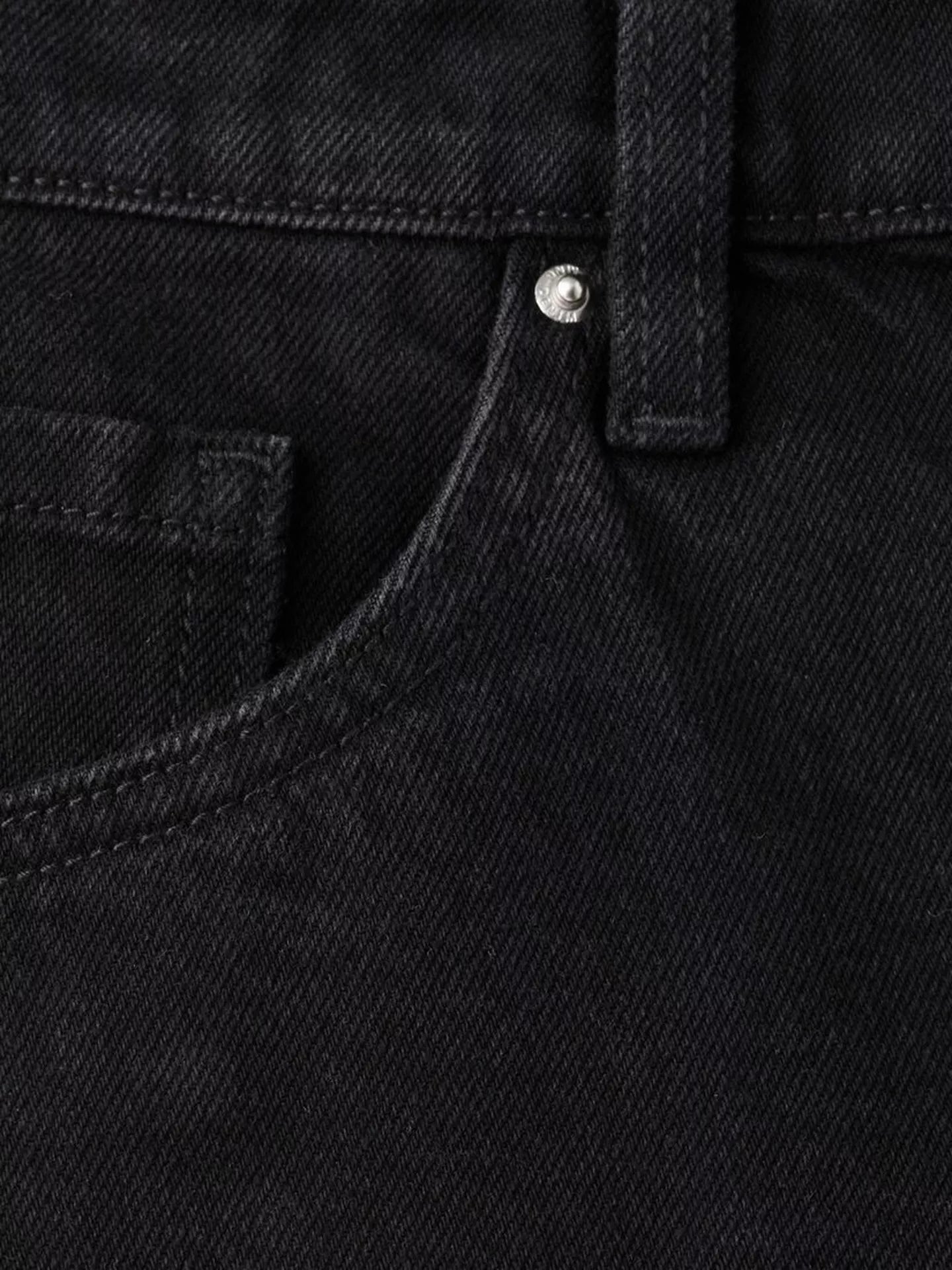 Mango Straight Fit Denim Shorts