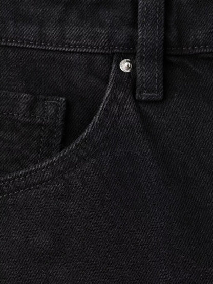Mango Straight Fit Denim Shorts
