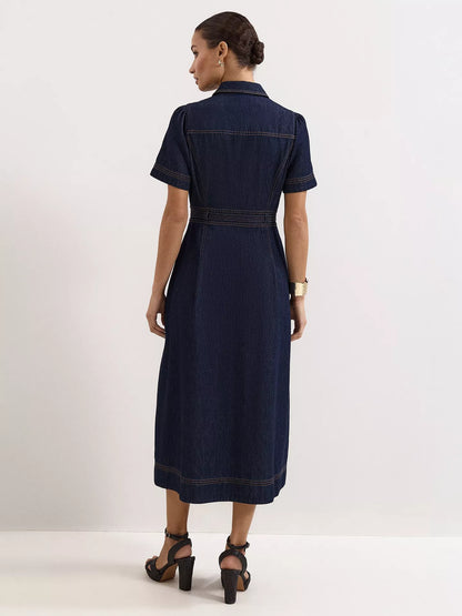 Phase Eight Aven Denim Shirt Dress