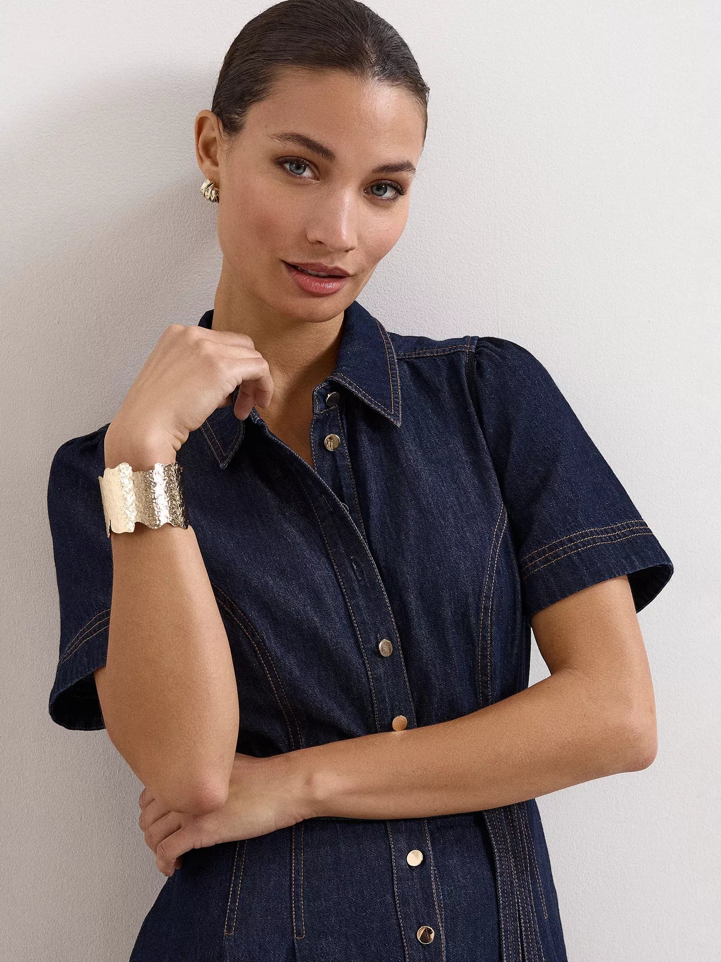 Phase Eight Aven Denim Shirt Dress
