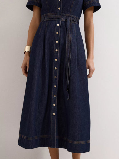 Phase Eight Aven Denim Shirt Dress