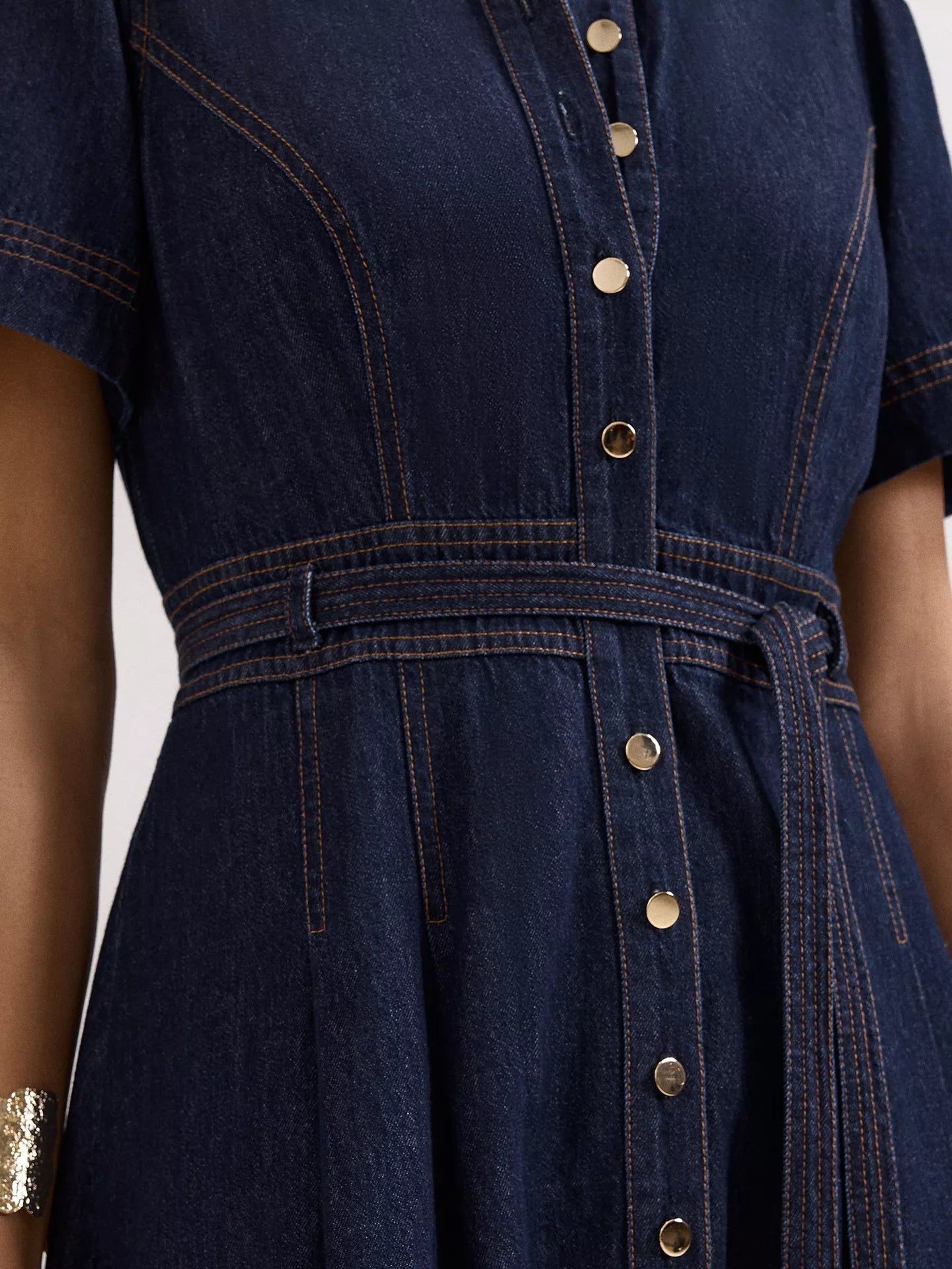 Phase Eight Aven Denim Shirt Dress