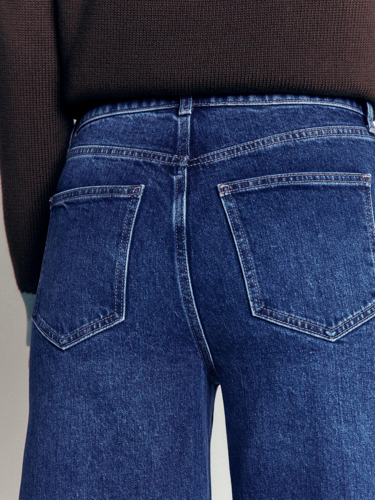 Boden High Rise Wide Leg Jeans