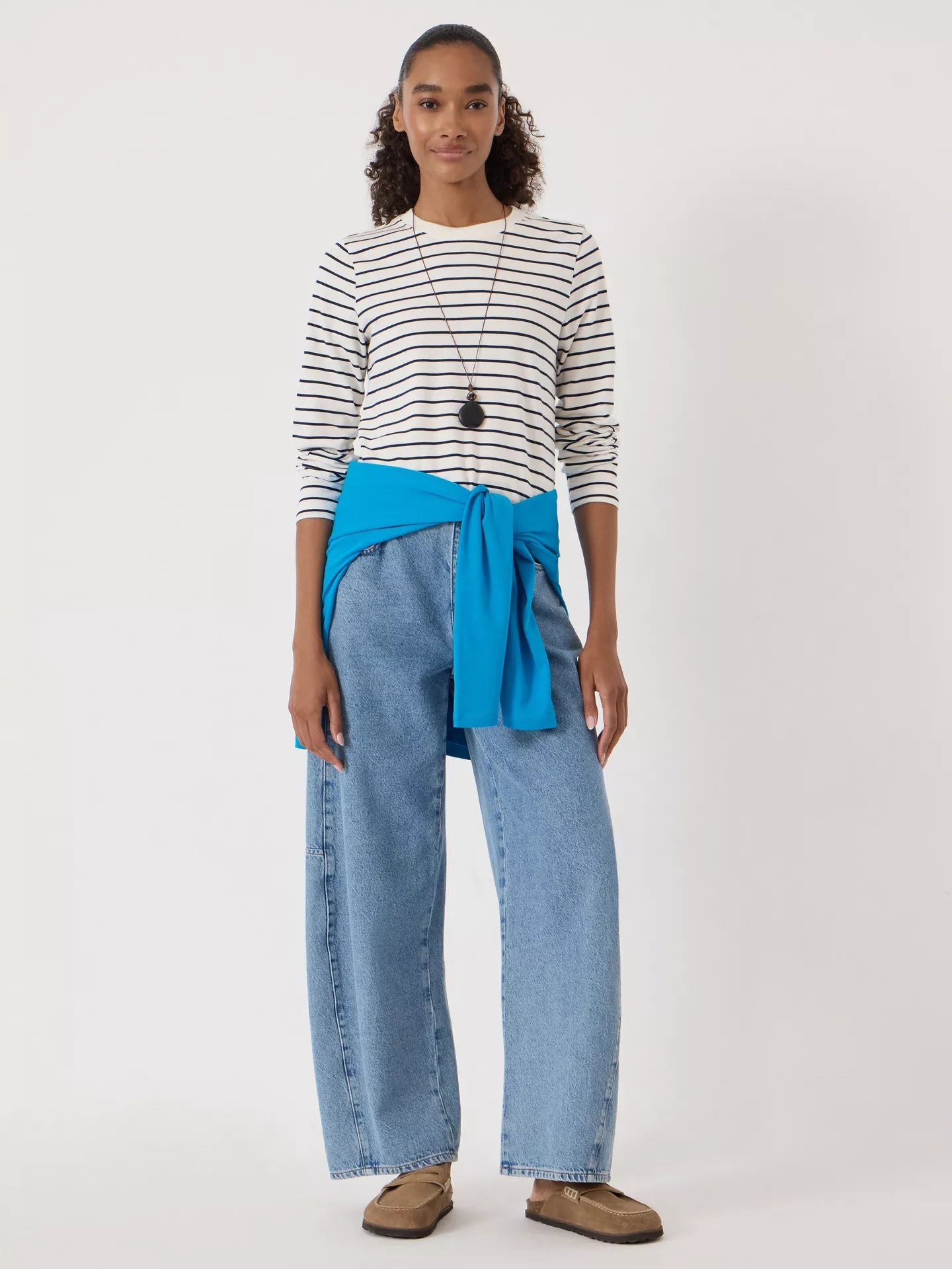 HUSH Mia Striped Long Sleeve Top