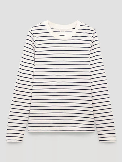 HUSH Mia Striped Long Sleeve Top