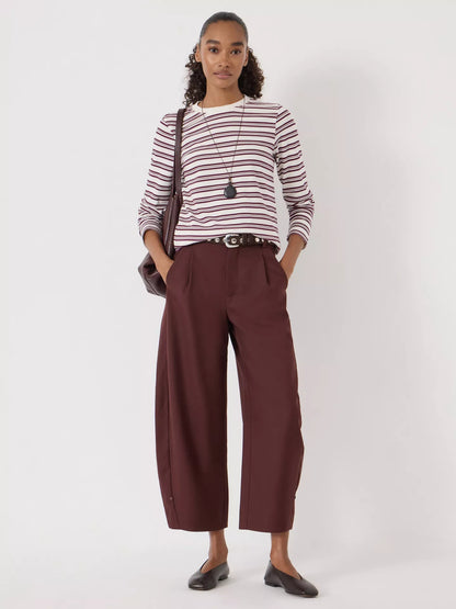 HUSH Mia Striped Long Sleeve Top