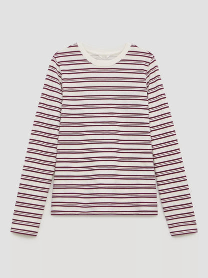 HUSH Mia Striped Long Sleeve Top