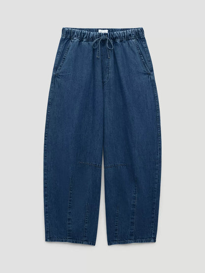HUSH Jill Chambray Barrel Trousers