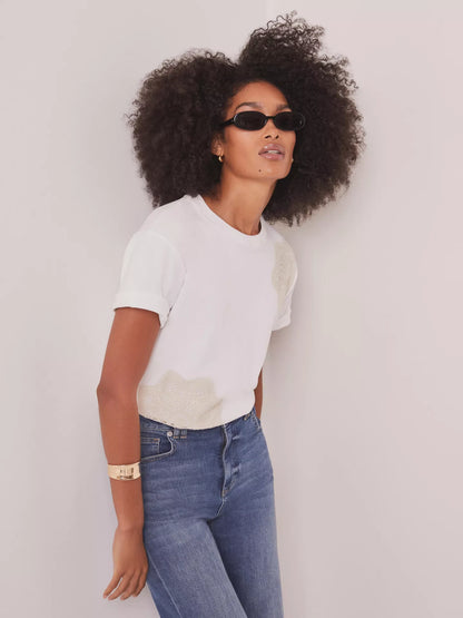 Mint Velvet Crochet Detail T-Shirt