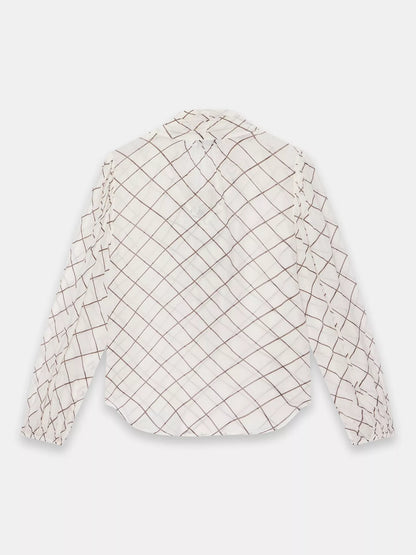 Mint Velvet Check Pussy Bow Blouse
