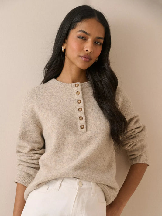 Nobody's Child Henley Sweater