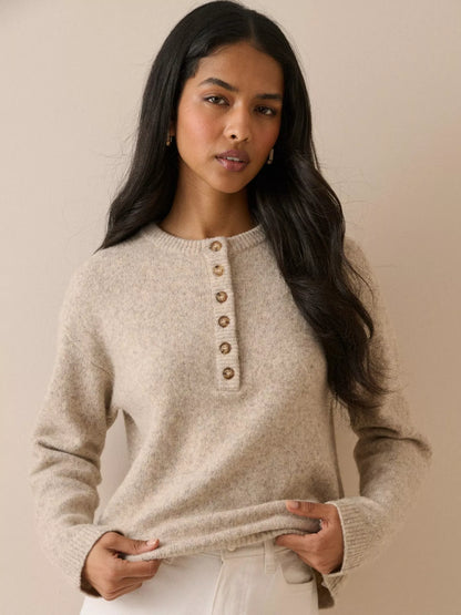 Nobody's Child Henley Sweater