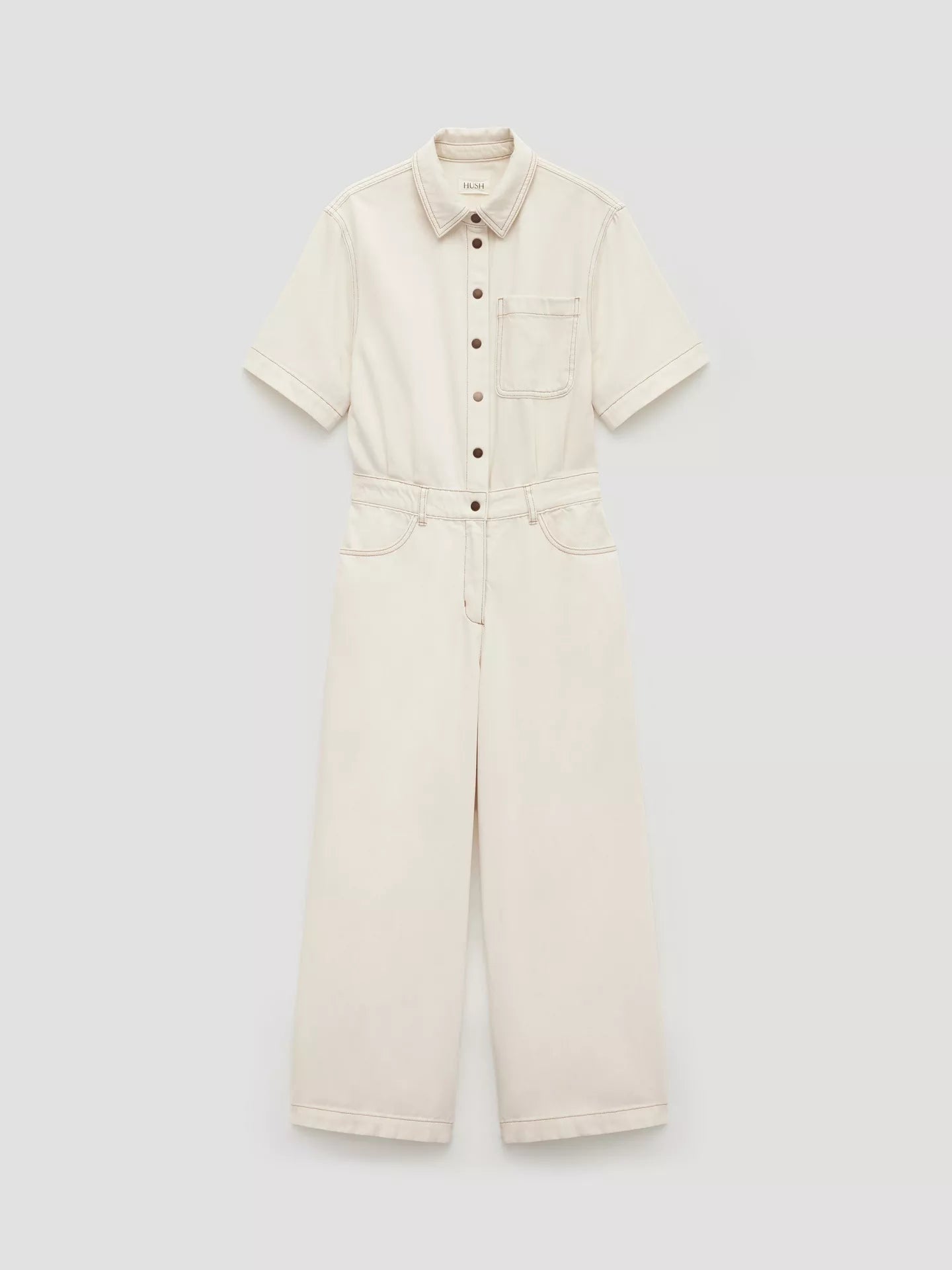HUSH Evelyn Denim Jumpsuit