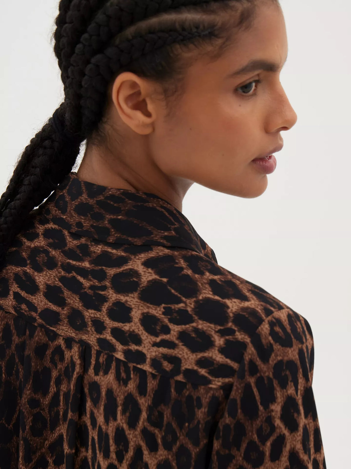 HUSH Chiffon Animal Long Sleeve Top