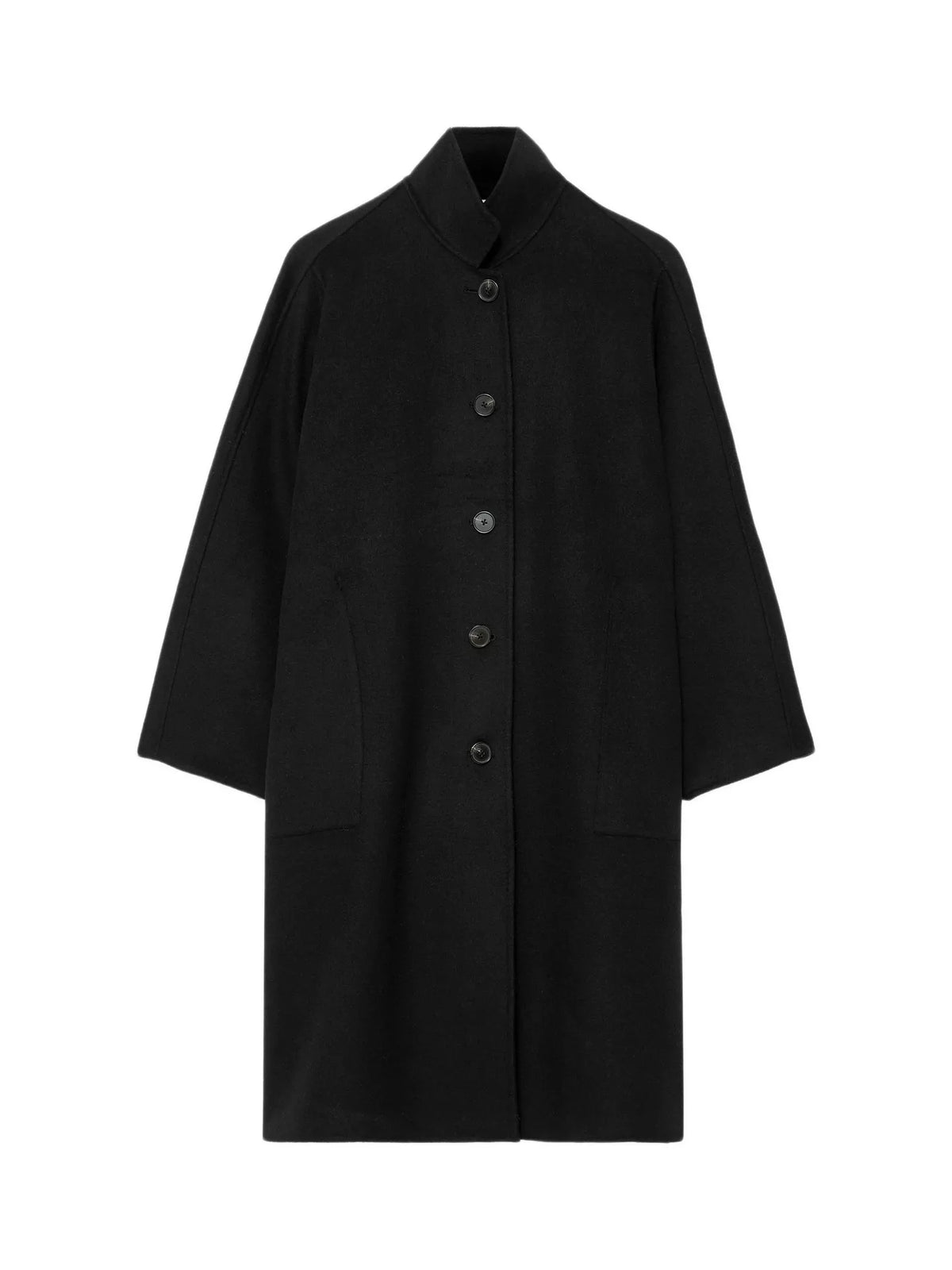 AllSaints Effie Button Through Stand Collar Coat