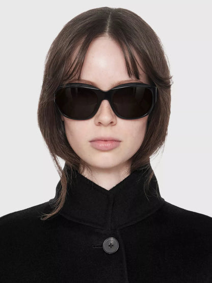AllSaints Effie Button Through Stand Collar Coat