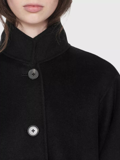 AllSaints Effie Button Through Stand Collar Coat