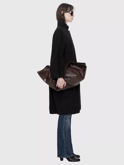 AllSaints Effie Button Through Stand Collar Coat
