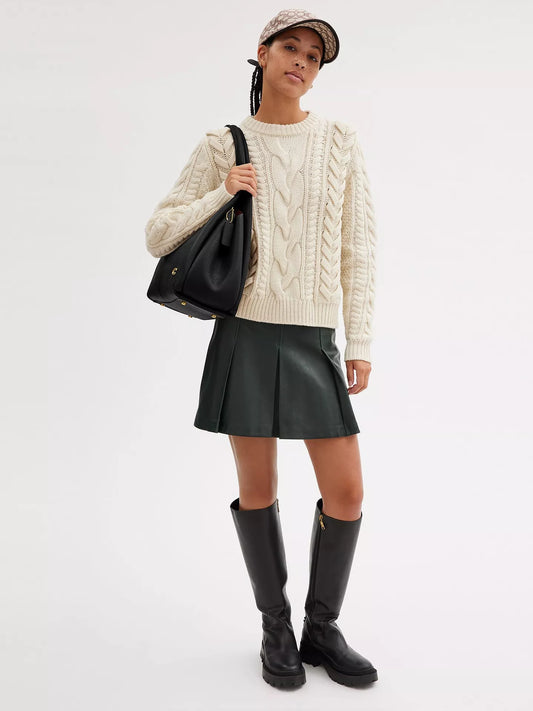 Coach Lana Leather Shoulder Bag