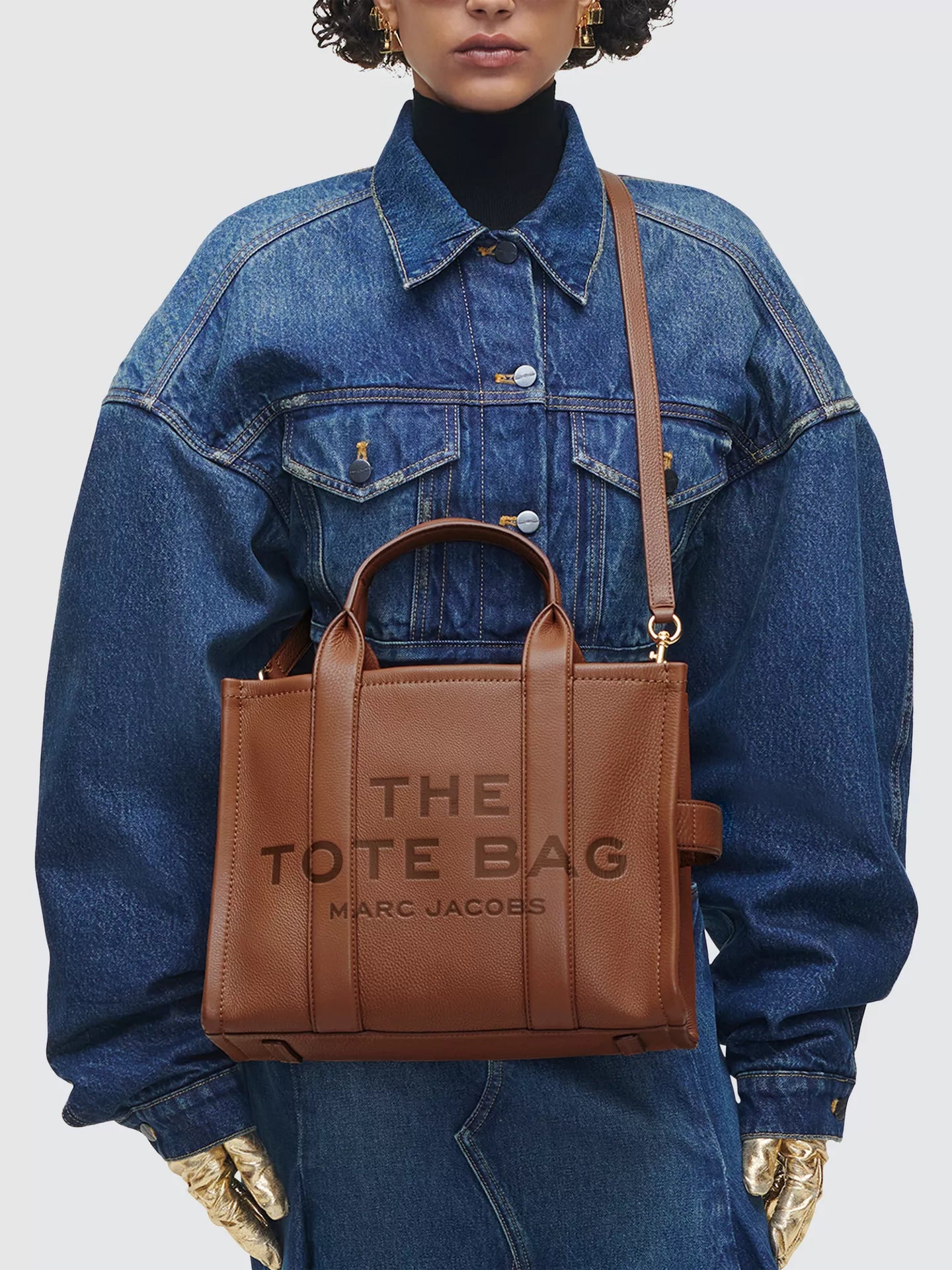 Marc Jacobs Leather The Medium Tote Bag